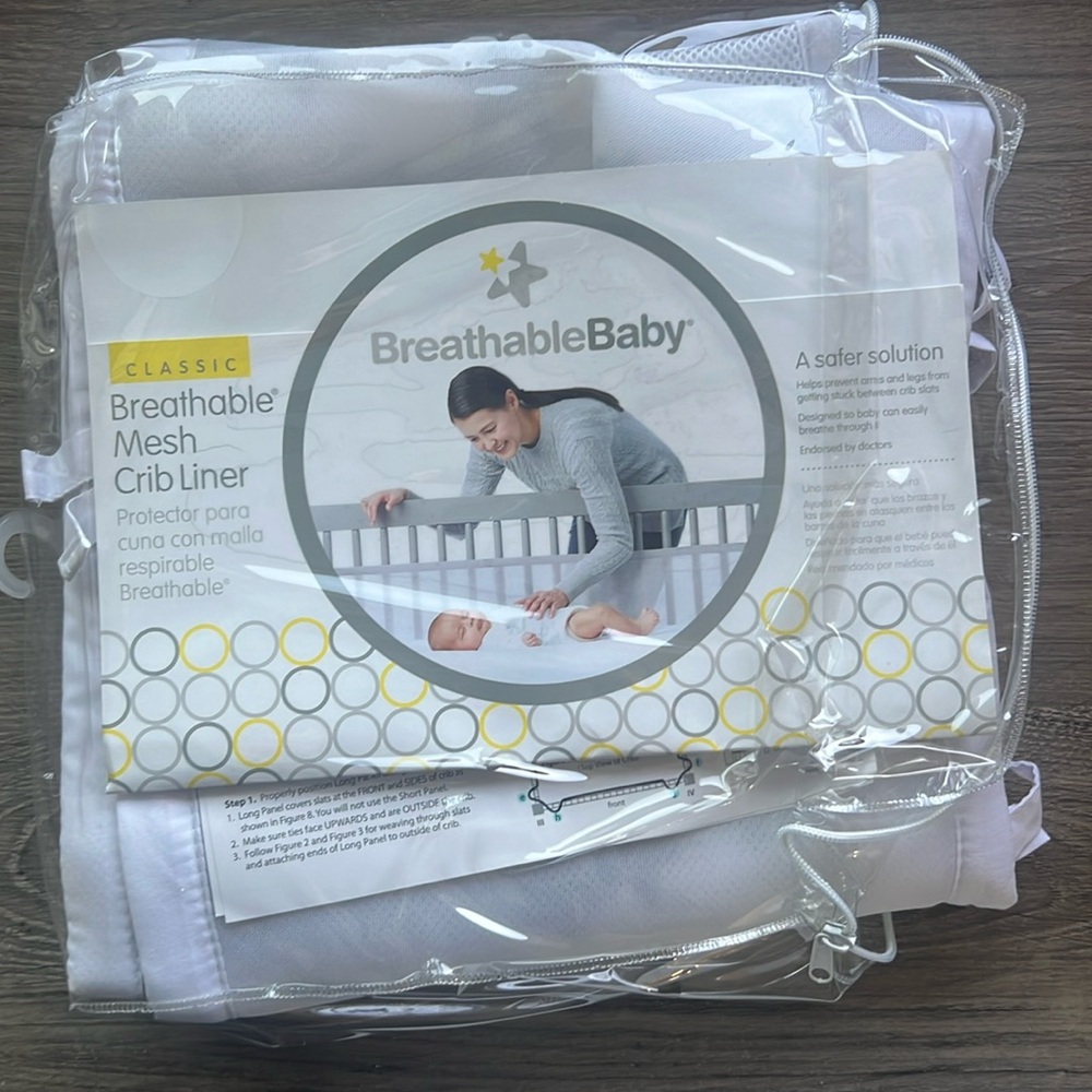 Breathable Mesh Crib Liner
